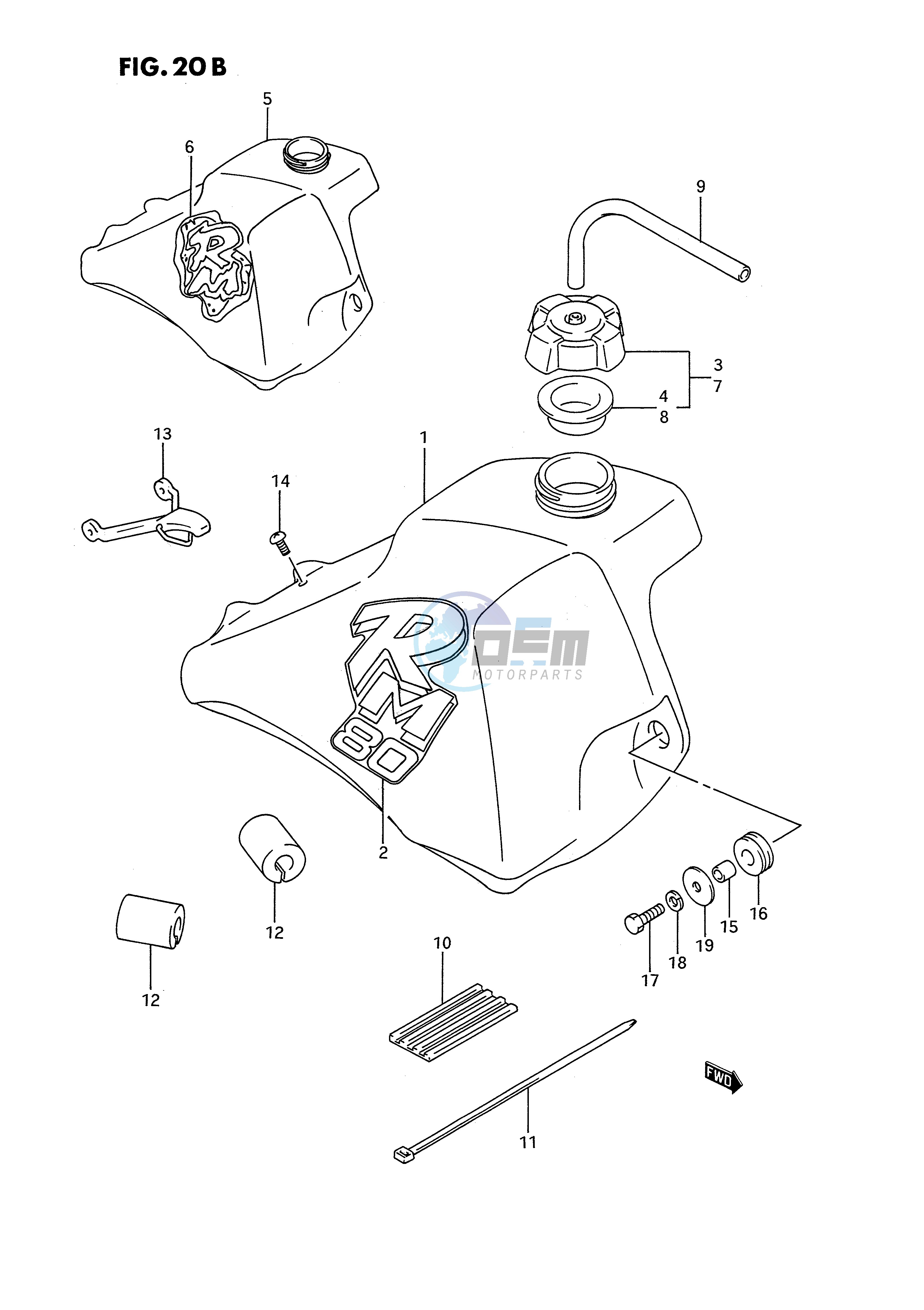 FUEL TANK (MODEL L M)