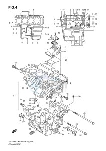 GSX-R600 (E3-E28) drawing CRANKCASE