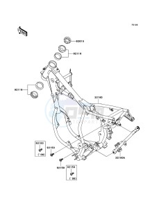 KX65 KX65A8F EU drawing Frame