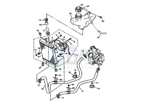 YP E MAJESTY 180 drawing COOLING SYSTEM