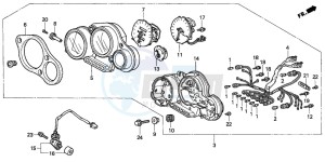 CBR900RR FIRE BLADE drawing METER (2)