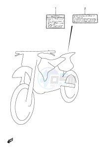 RMX250 (E28) drawing LABEL