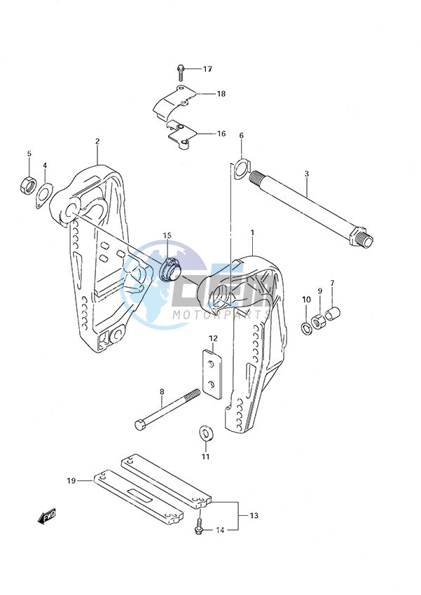 Clamp Bracket (DF 250S)