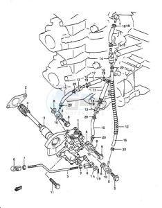 DT 65 drawing Oil Pump (1988 to 1992)