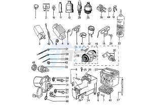 SPEEDFIGHT ARIA - 50 cc drawing ELECTRICAL