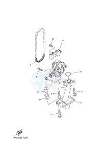 MT07A MT-07 ABS 700 (1XB6 1XB8) drawing OIL PUMP