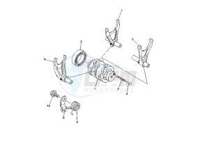 WR F 250 drawing SHIFT CAM-FORK