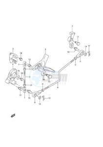 DF 30 drawing Throttle Control Non-Remote Control