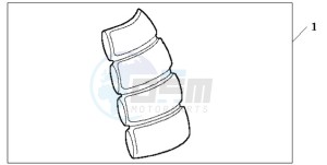 CBF600NA9 Europe Direct - (ED / ABS 25K) drawing TANK PAD 2