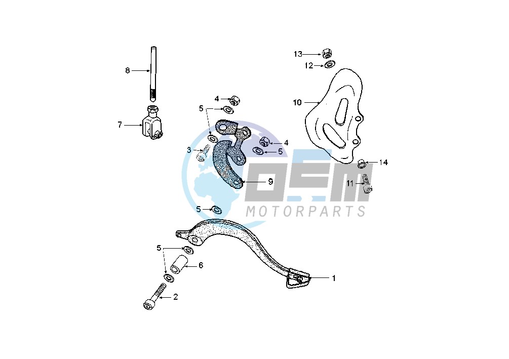 REAR BRAKE PEDAL