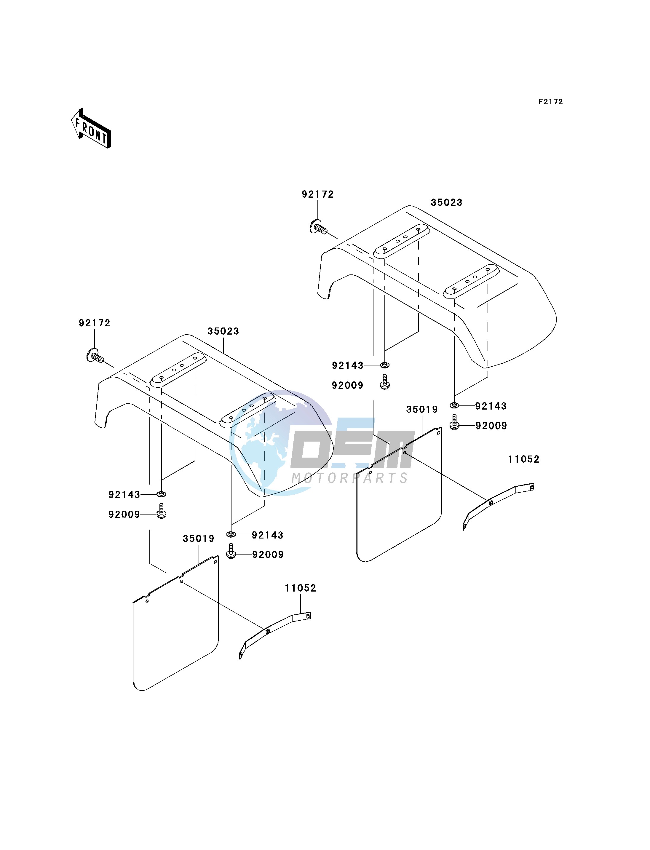 REAR FENDER-- S- -