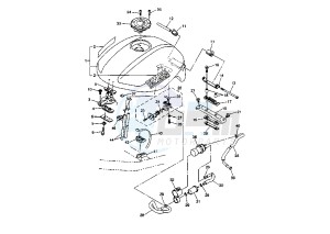 FZS FAZER 1000 drawing FUEL TANK MY01-02