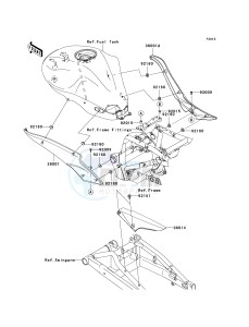 ER 650 A [ER-6N (AUSTRALIAN] (A6F-A8F) A7F drawing SIDE COVERS_CHAIN COVER