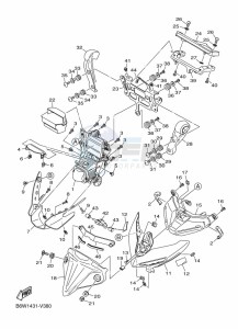 MT-03 MTN320-A (B6WB) drawing HEADLIGHT