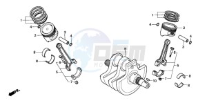 VT750C drawing CRANKSHAFT