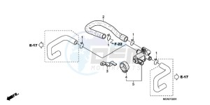 GL18009 NZ / AB NAV - (NZ / AB NAV) drawing AIR INJECTION VALVE