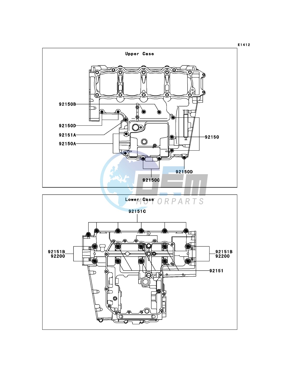 Crankcase Bolt Pattern