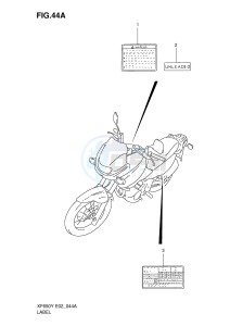 XF650 (E2) drawing LABEL (MODEL K1)