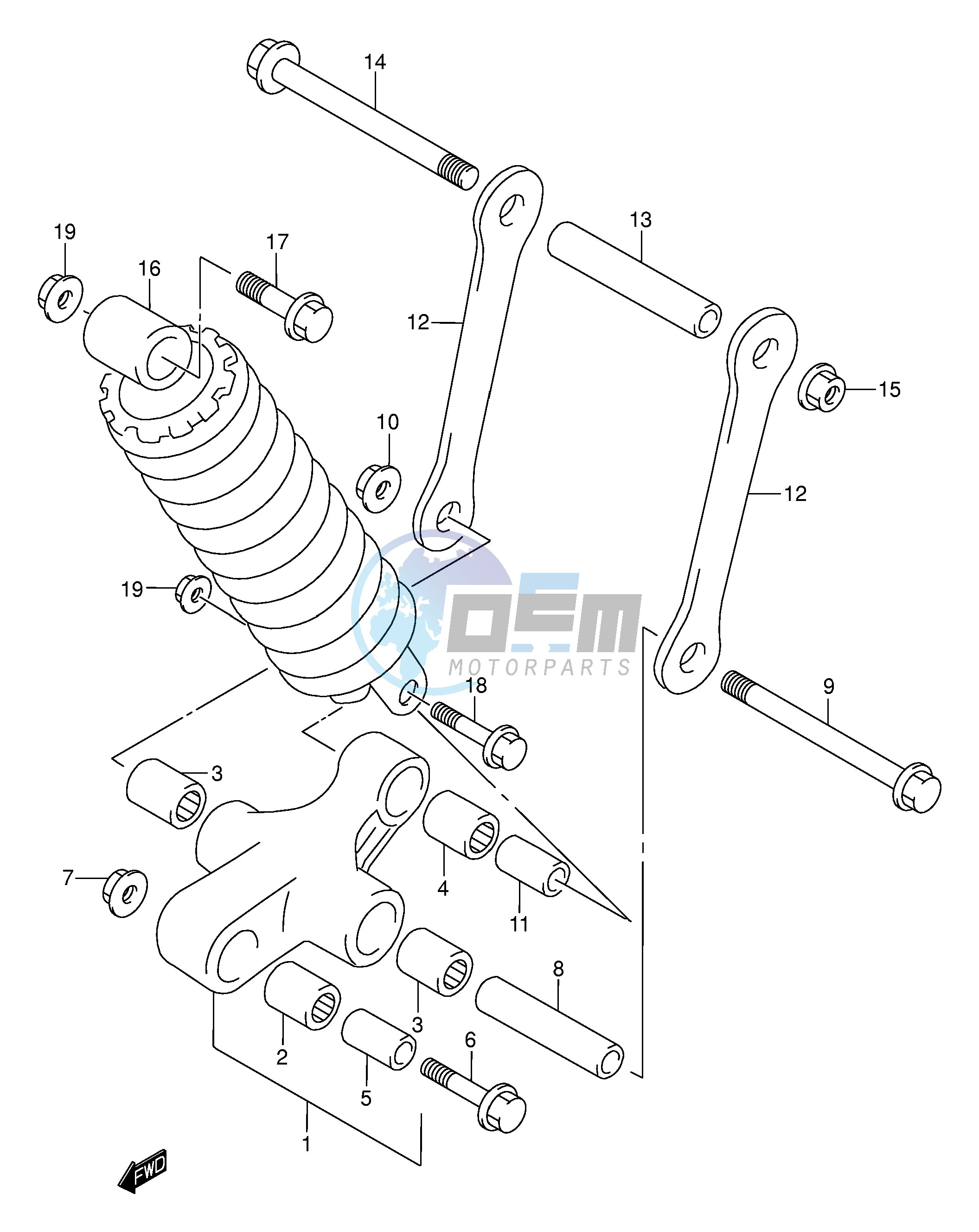 REAR CUSHION LEVER