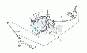 California III 1000 Carburatori Carenato Carburatori Carenato drawing Rear brake m.cyl. Mod.kit