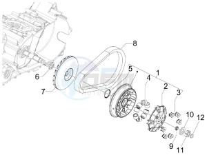 GP 800 Centenario drawing Driving pulley