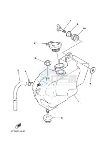 DT175 (3TSW) drawing OIL TANK