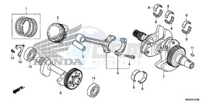 NC700DC Integra E drawing CRANKSHAFT/ PI STON