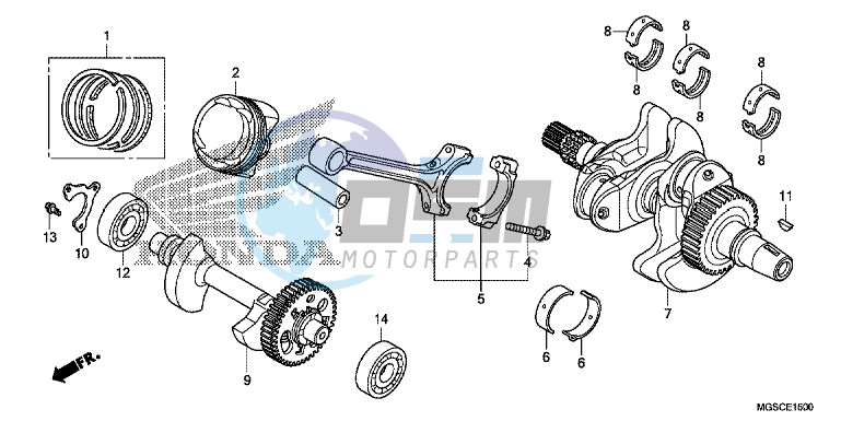 CRANKSHAFT/ PI STON