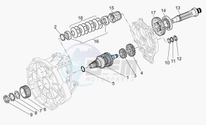 V 11 1100 Cat. Cat. drawing Primary gear shaft