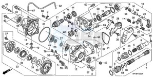 TRX420FPA9 Australia - (U) drawing FRONT FINAL GEAR