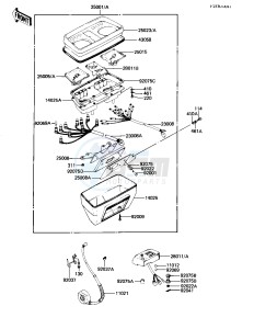 KZ 1100 B [GPZ) (B1-B2) [GPZ) drawing METERS -- KZ1100-B1- -