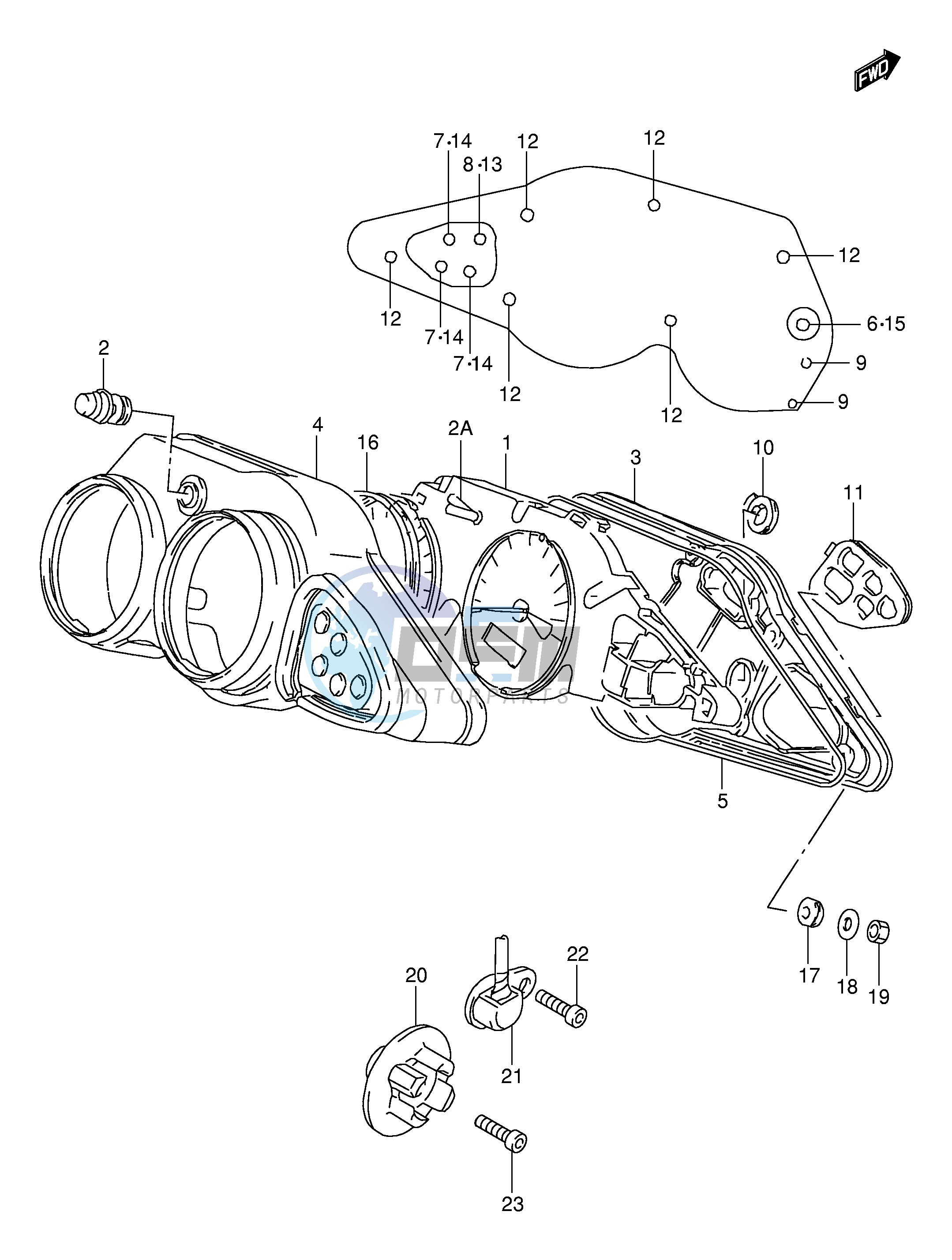 SPEEDOMETER (MODEL W X Y K1)