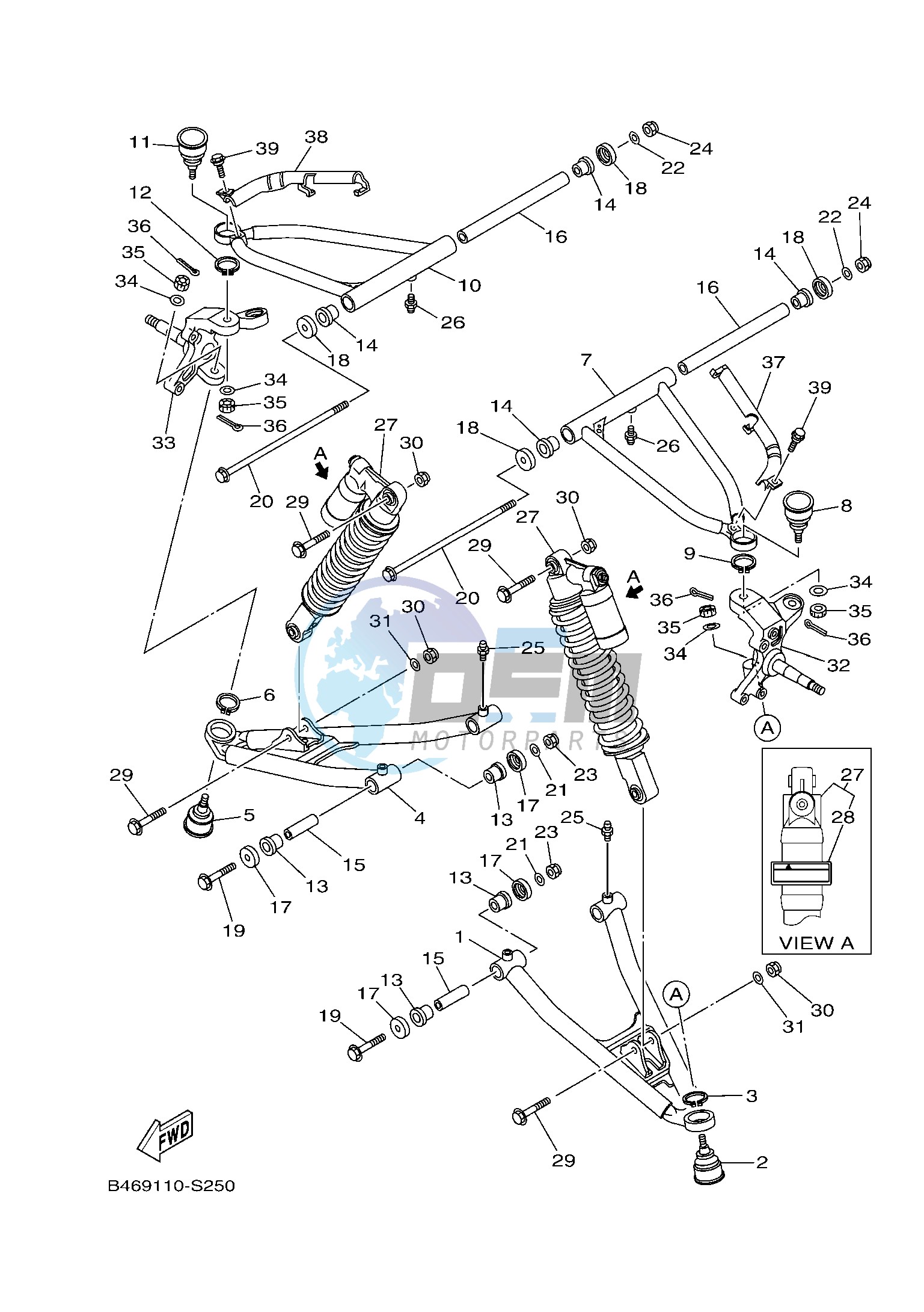 FRONT SUSPENSION & WHEEL