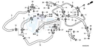 GL18009 France - (F / AB CMF NAV) drawing WATER PIPE