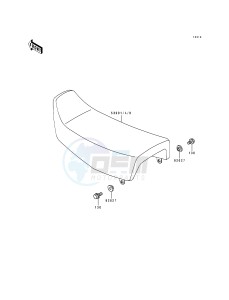 KL 250 D [KLR250] (D10-D14) [KLR250] drawing SEAT