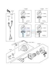 KLF 220 A [BAYOU 220] (A5-A9) [BAYOU 220] drawing IGNITION SWITCH