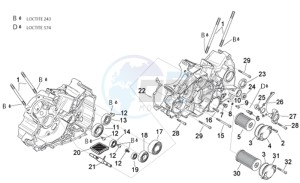 RSV 1000 Tuono drawing CrankCase II