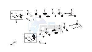 GTS 125I drawing VALVES