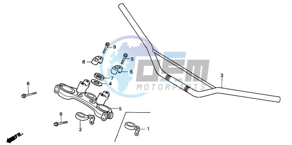 HANDLE PIPE/TOP BRIDGE