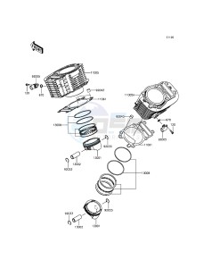 VULCAN 1700 NOMAD ABS VN1700DFF GB XX (EU ME A(FRICA) drawing Cylinder/Piston(s)