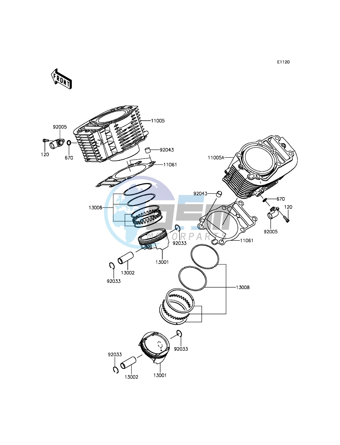 Cylinder/Piston(s)