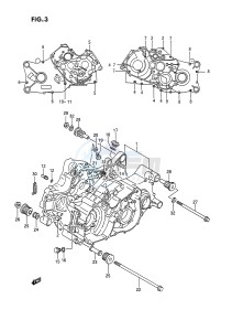 LT-F250 (E2) drawing CRANKCASE