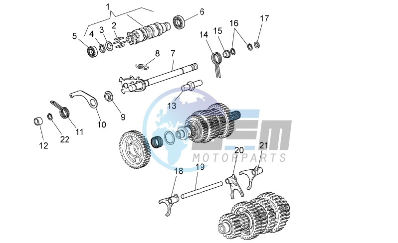 Gear box selector