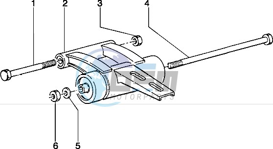 Swinging arm