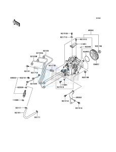 MULE 4010 DIESEL 4x4 KAF950FCF EU drawing Fuel Injection