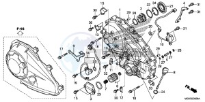 NC700DC Integra E drawing RIGHT CRANKCASE COVER