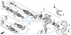 VFR800FH 2ED - (2ED) drawing FRONT FORK