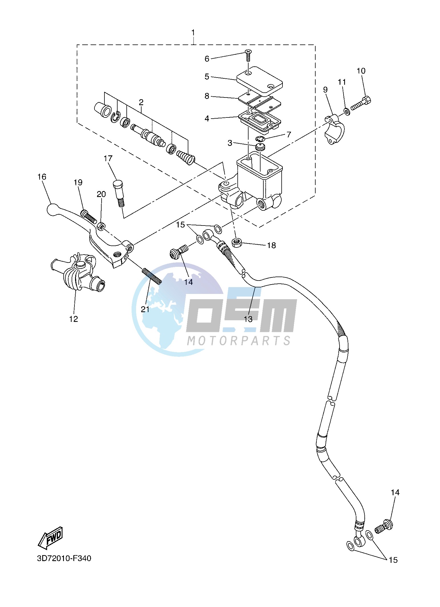 FRONT MASTER CYLINDER