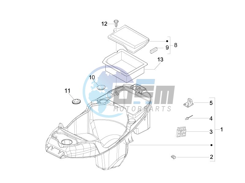 Helmet box - Undersaddle