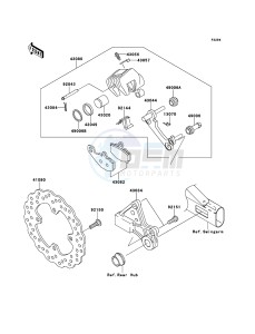 ER-6f EX650A7F GB XX (EU ME A(FRICA) drawing Rear Brake